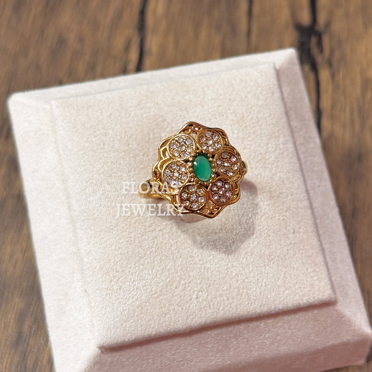 ANILLO SULTANA VERDE