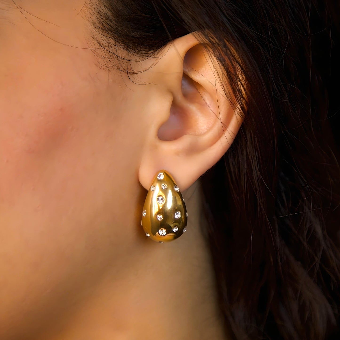 DIAMONDS DROP EARRINGS