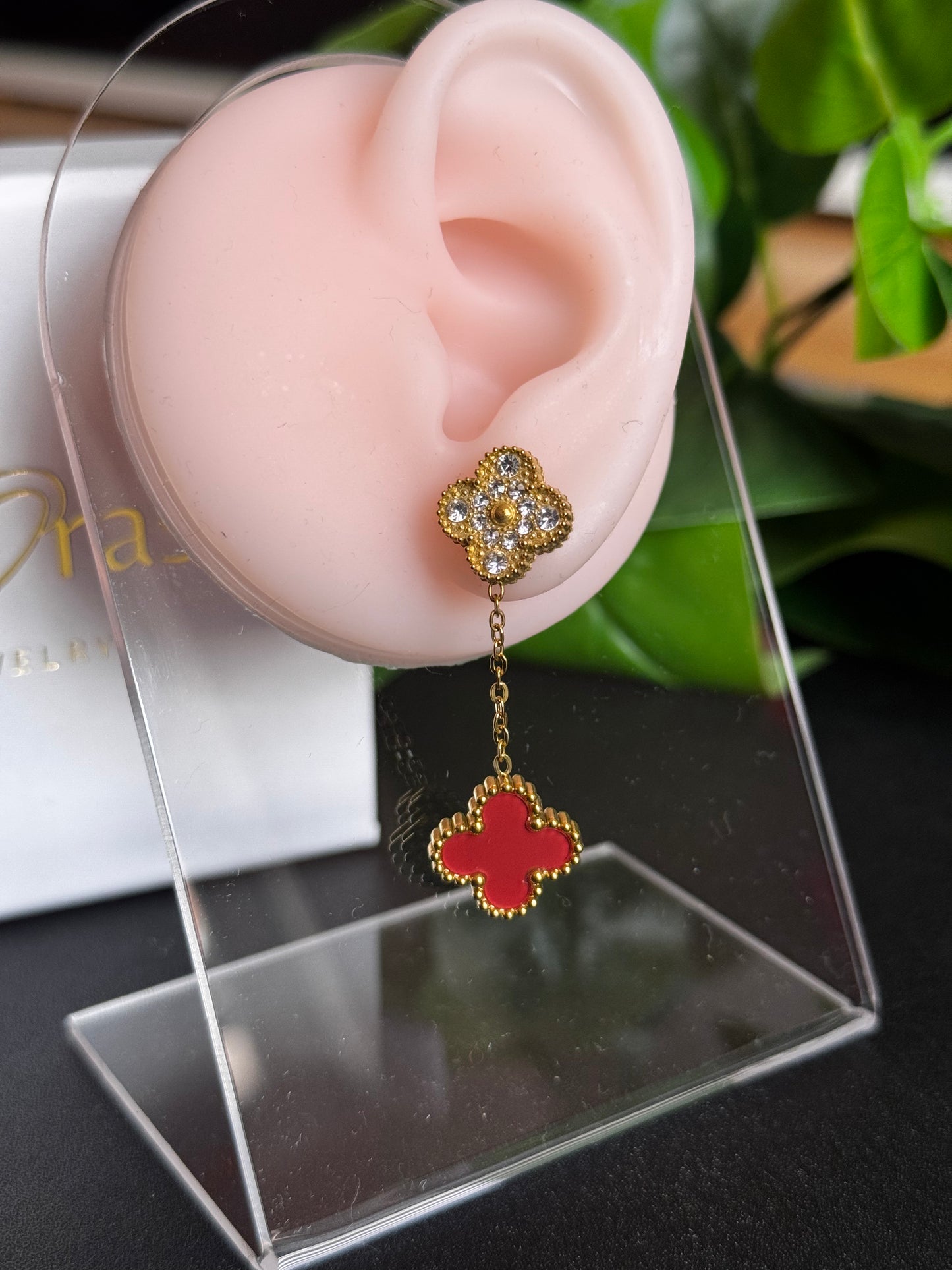 PENDIENTES AMBAR L