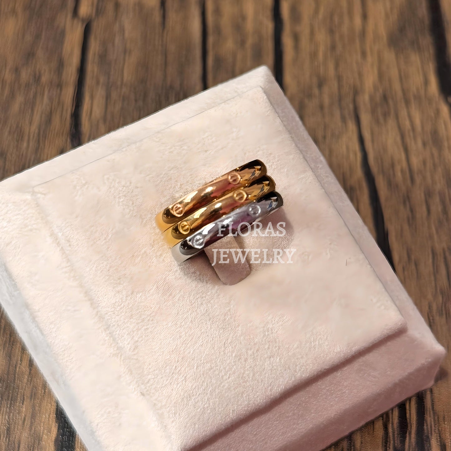 ANILLO TRIO CARLUXE ( 3 EN 1)