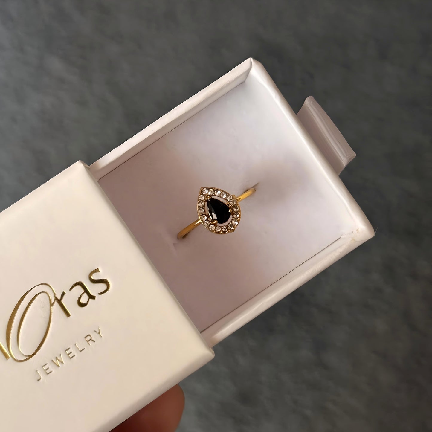 ANILLO DIAMANTE NEGRO