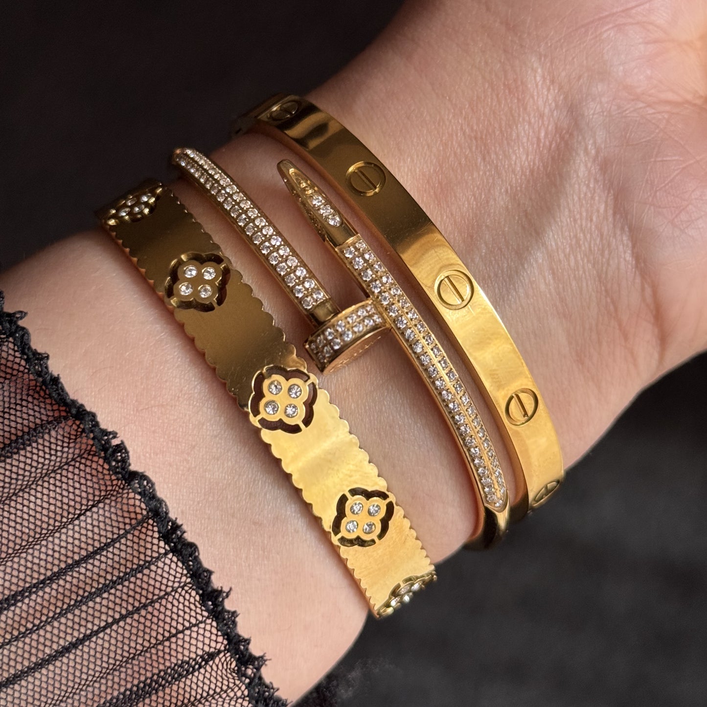 PULSERA CLOU BLOOM (DUPE)